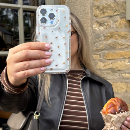 Clear Phone Case - Autumn Bow
