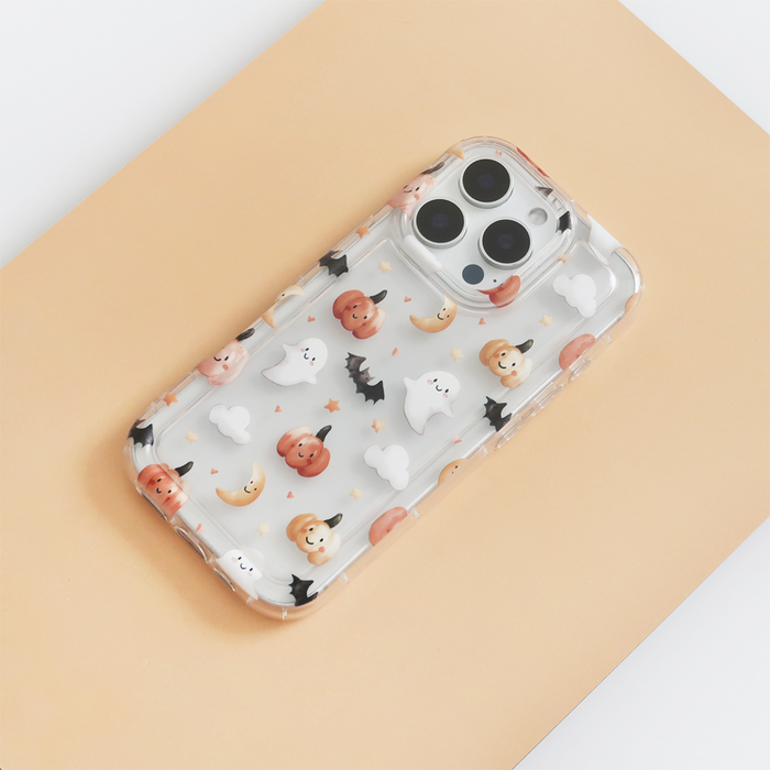 Clear Phone Case - Halloween Friends