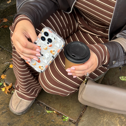 Clear Phone Case - Halloween Friends