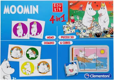 Clementoni Moomin 4 in 1 game set - Soposopo