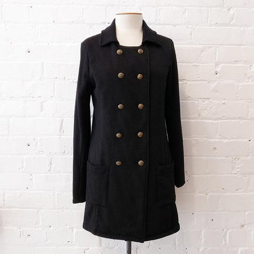 Velvet by Graham & Spencer Double Breasted Short Coat