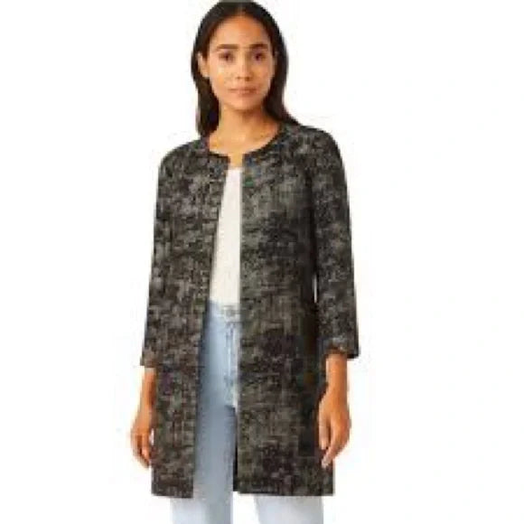 Eileen Fisher Moonlight Jacquard Coat