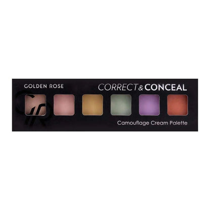 CORRECT&CONCEAL Camouflage Cream Palette - Golden Rose Cosmetics Pakistan.