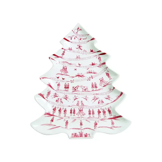 Country Estate  Winter Frolic 15" Tree Platter