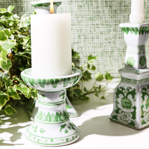 Countryside Green Candleholders