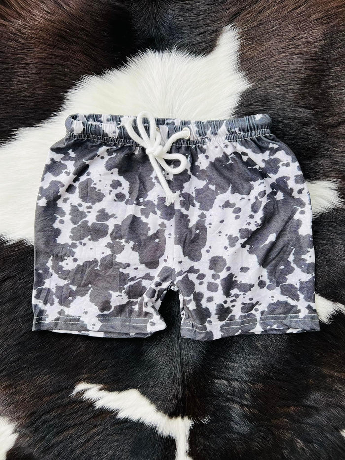 Cow Print BoY YOUTH shorts