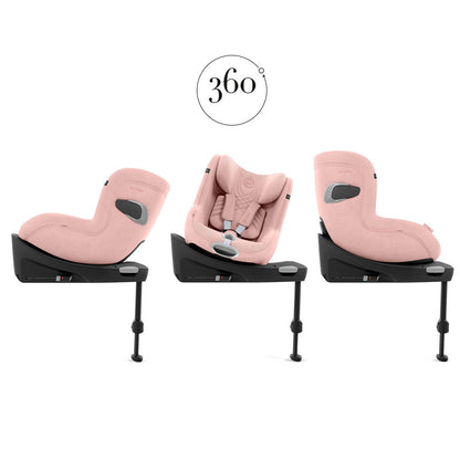 CYBEX Sirona Ti i-Size Plus Car Seat - Peach Pink