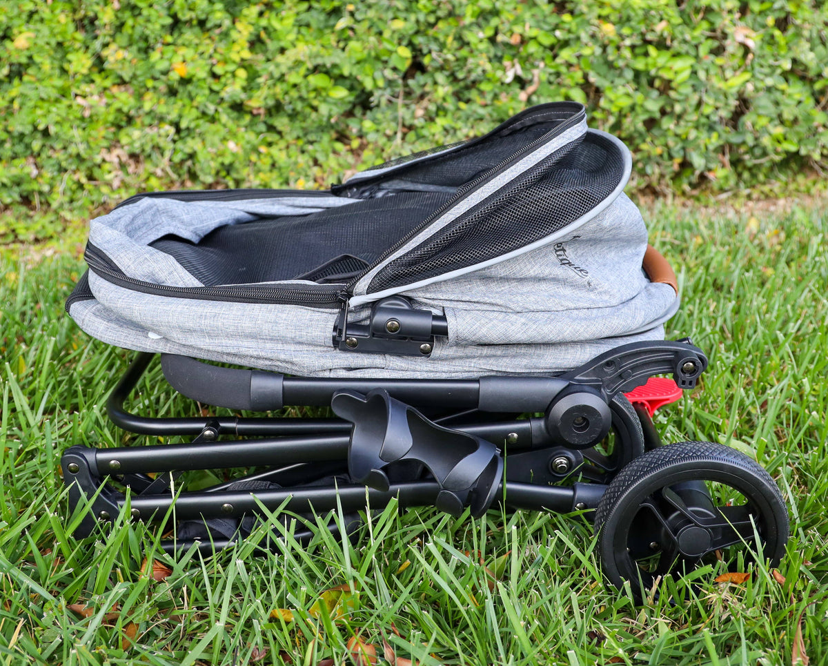 Petique, Inc - 3-in-1 Tri-Fold Pet Stroller