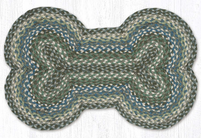 DB-419 Sage/Ivory/Settlers Blue Dog Bone Rug