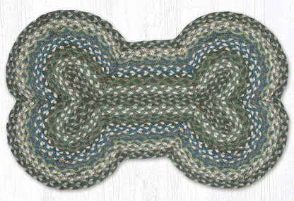 DB-419 Sage/Ivory/Settlers Blue Dog Bone Rug