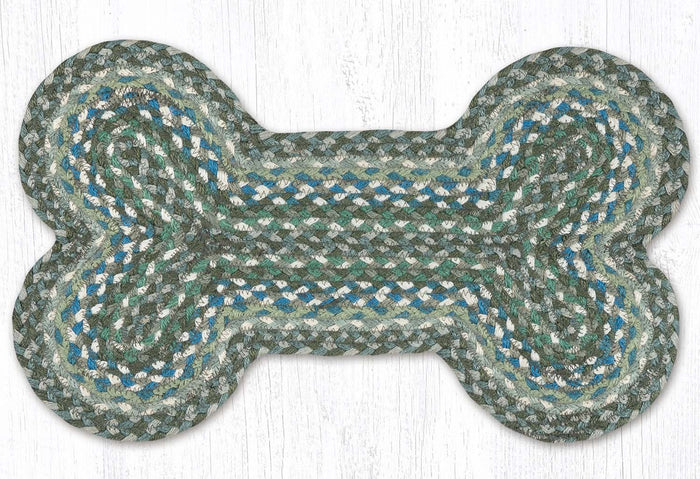 DB-419 Sage/Ivory/Settlers Blue Dog Bone Rug