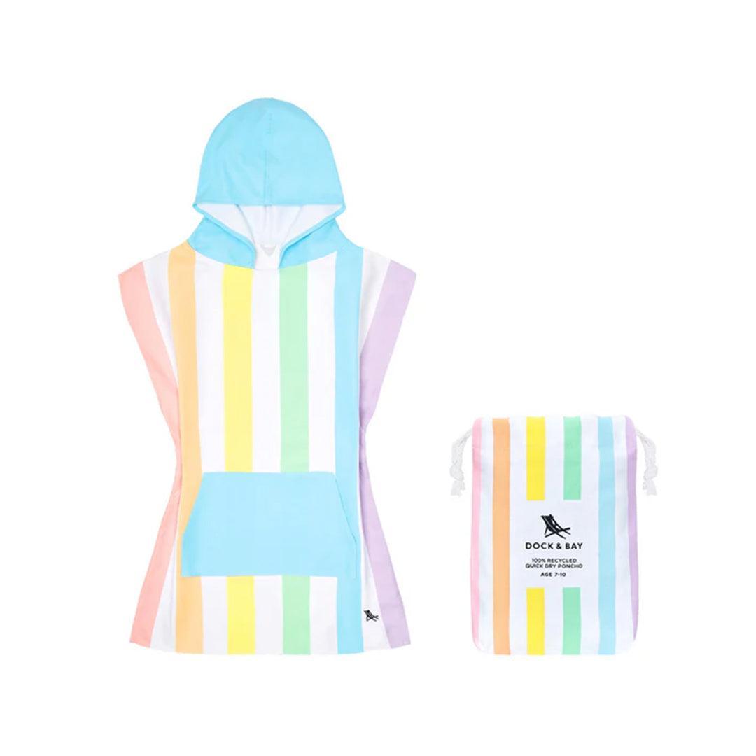 Dock & Bay Kid's Beach Poncho - Unicorn Waves