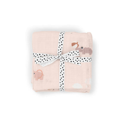 Done By Deer Burp Cloth 2 Pack - Playground Powder