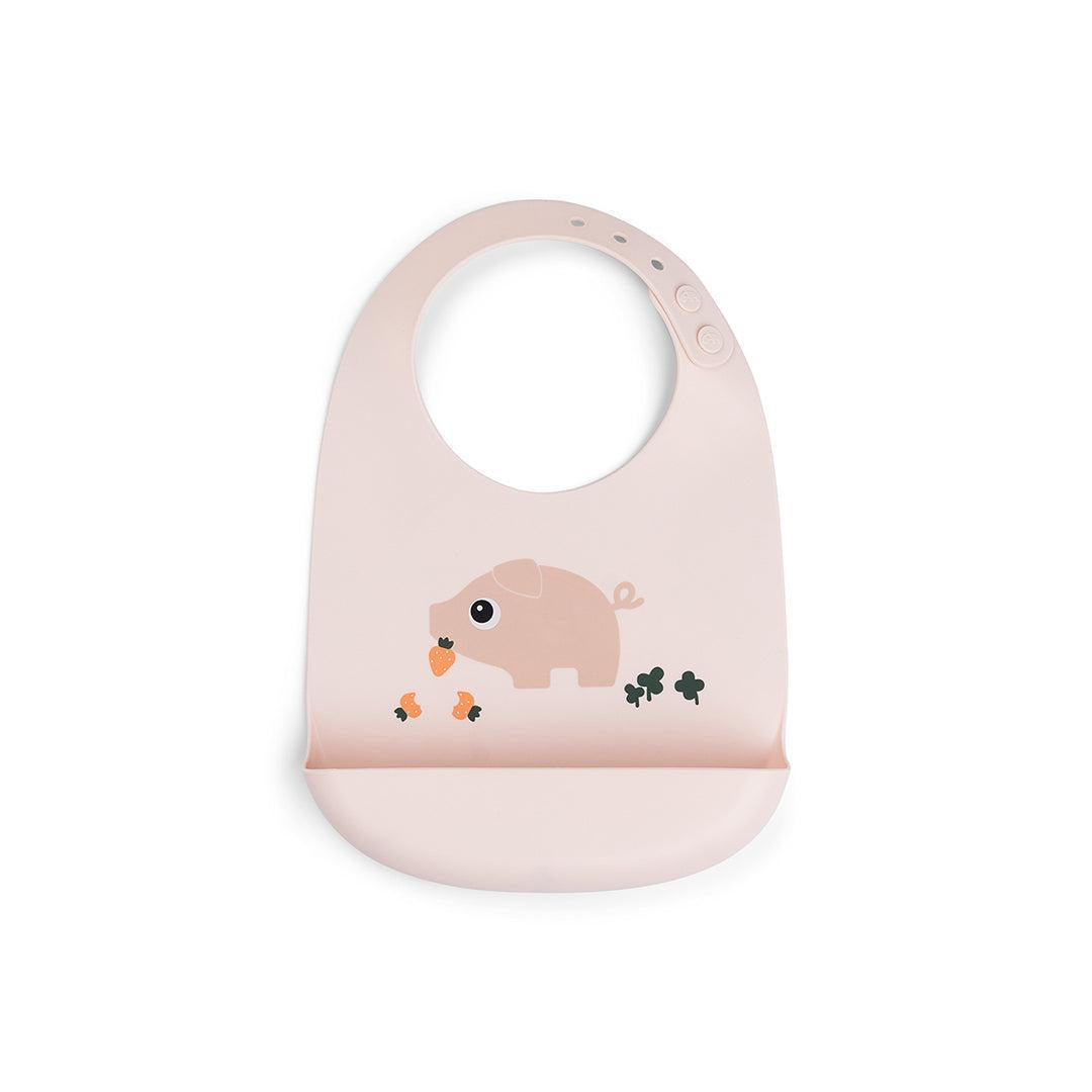 Done By Deer Silicone Bib - Pigee Powder