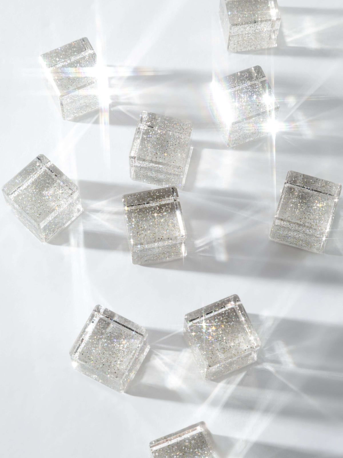 Cosmic Glitter Cubes