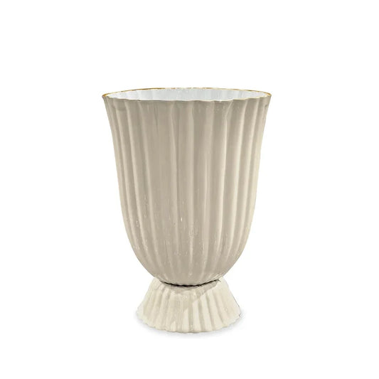 Encanto Vienna Medium Vase Cream & White 8734
