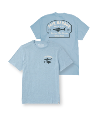 Fair Harbor Men's The Kismet Tee Apparel Fair Harbor Light Blue Slow Life Small