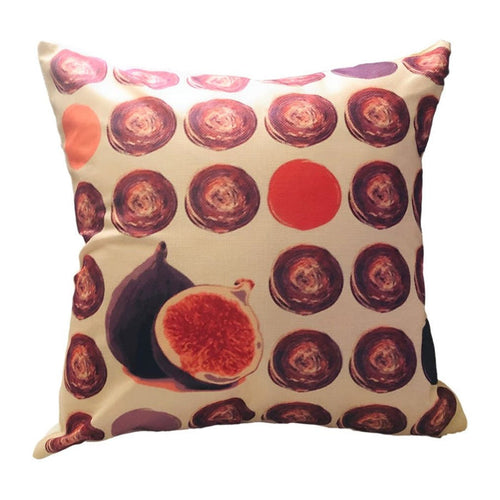 Fig Swirl Pillow - 18x18