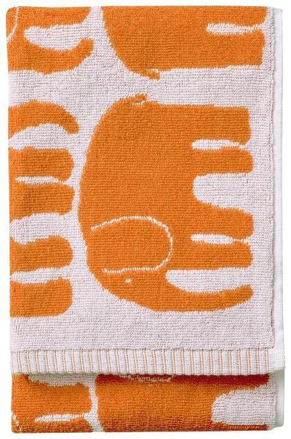Finlayson hand towel Elefantti 50x70 cm orange/white - Soposopo