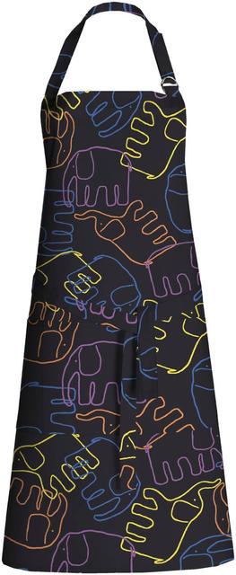 Finlayson apron Elefantti Villi 70x85 cm multi/black - Soposopo