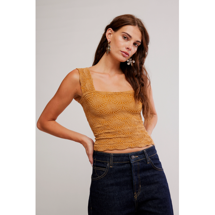 Free People Love Letter Cami in Bronzer