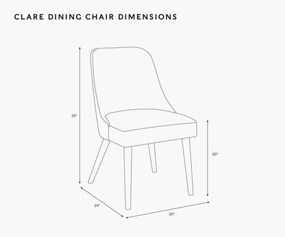 Clare Dining Chair - Pomegranate