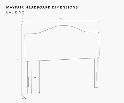 Mayfair Headboard - Peacock