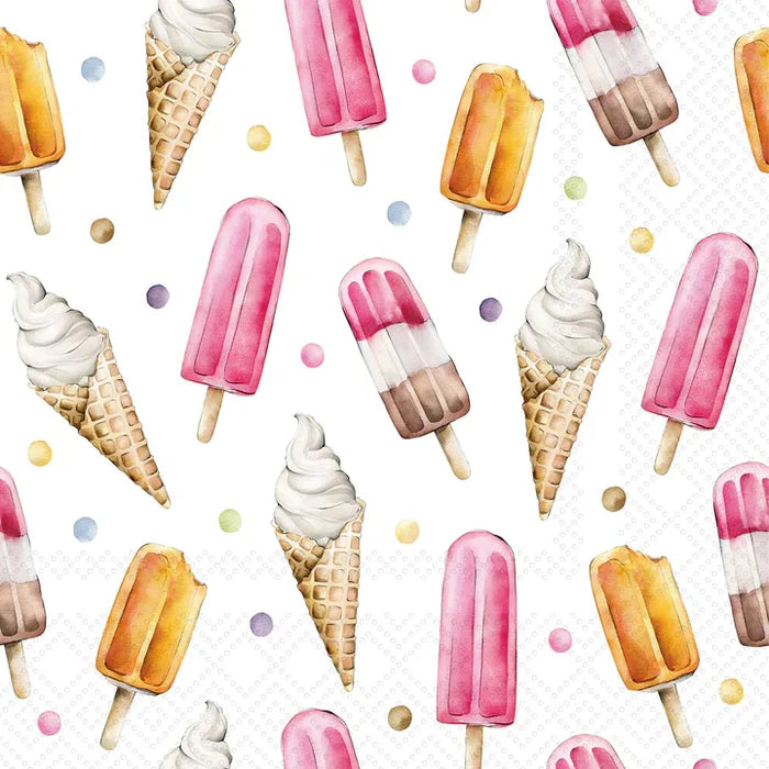 Frozen Treats Cocktail Napkins