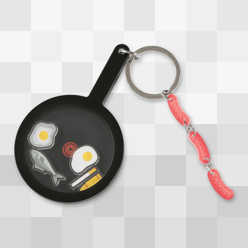 Frying Pan Keychain
