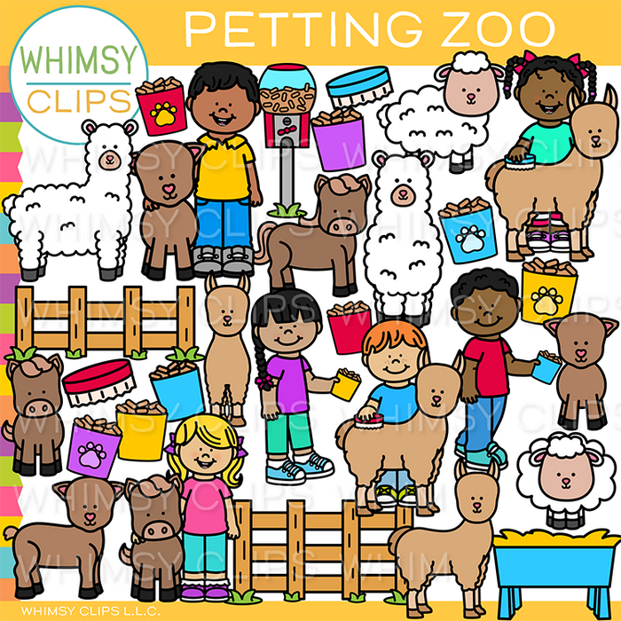 Fun Zoo Clip Art Bundle