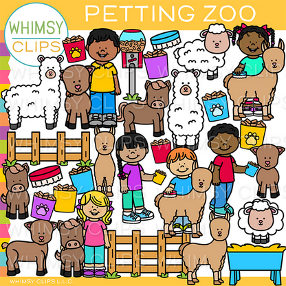 Fun Zoo Clip Art Bundle