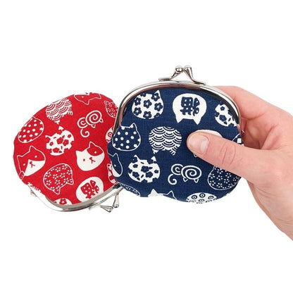 Gamaguchi Wallet – Neko Red