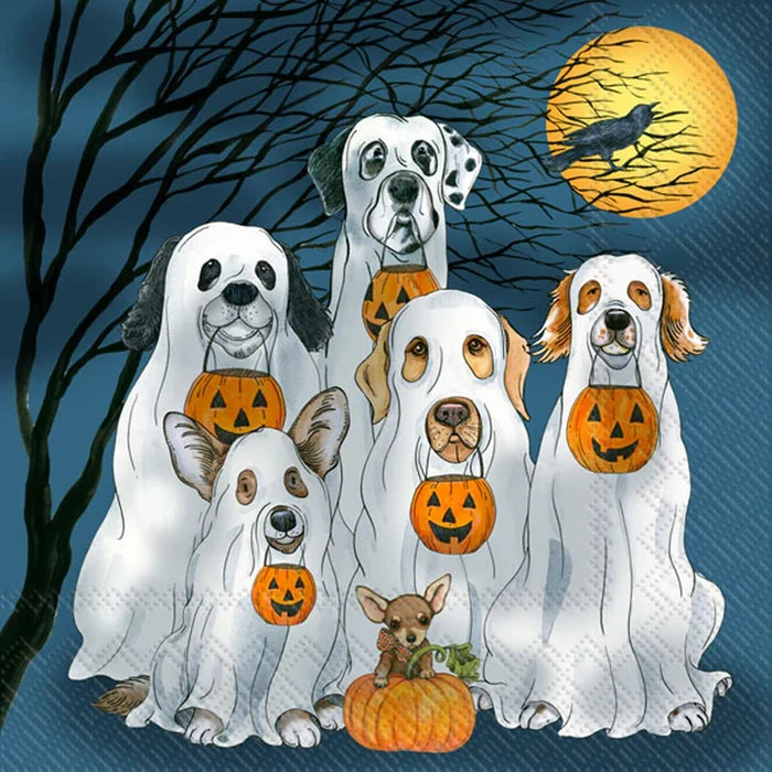 Ghost Dogs Cocktail Napkins