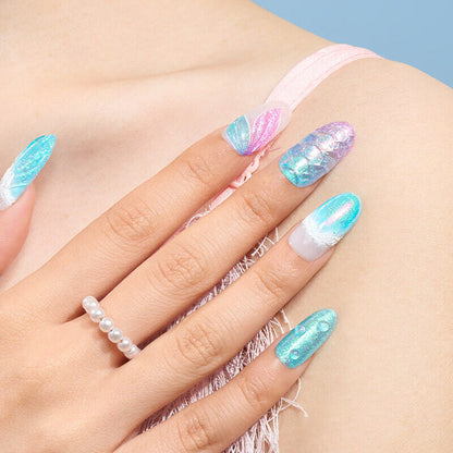 Glitter Butterfly Gel Polish Set MODELONES #glitter-butterfly
