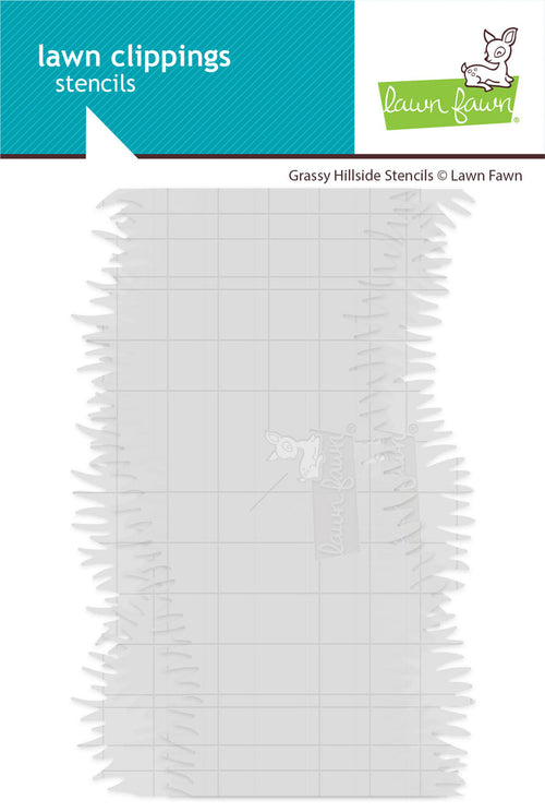 grassy hillside stencils
