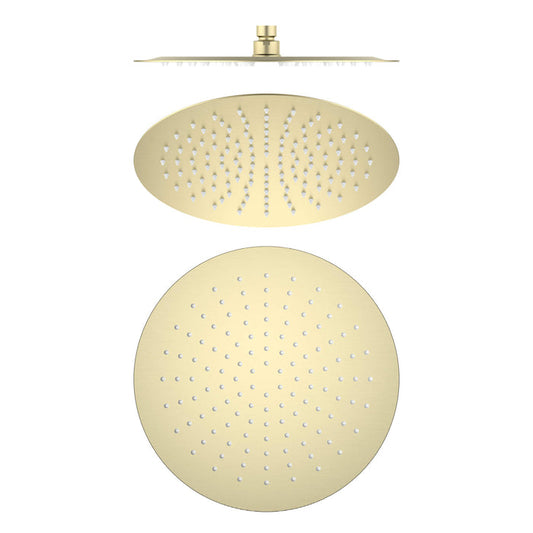Halo 12" Metal Rain Shower Head 2mm Ultra Thin Profile  - RS102