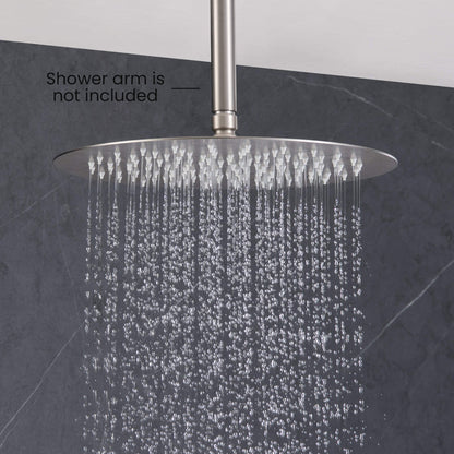 Halo 12" Metal Rain Shower Head 2mm Ultra Thin Profile  - RS102