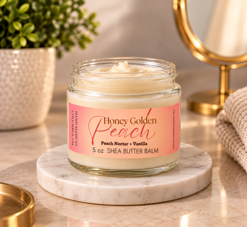 Honey Golden Peach Shea Butter Balm