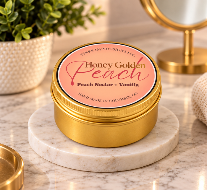 Honey Golden Peach Shea Butter Balm