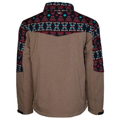 Hooey Softshell Jacket Tan/Aztec