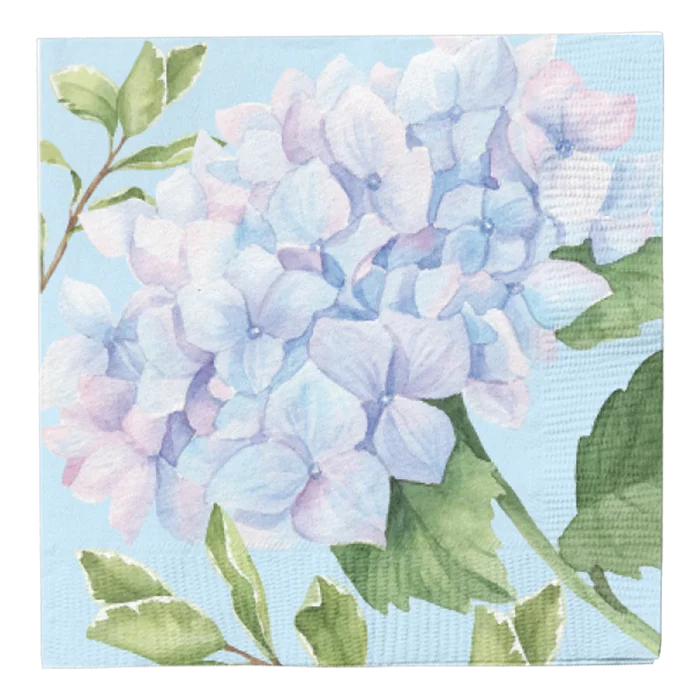 Hydrangea Cocktail Napkins