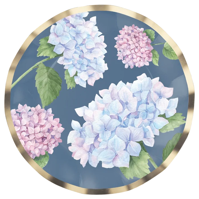 Hydrangea Salad Plates