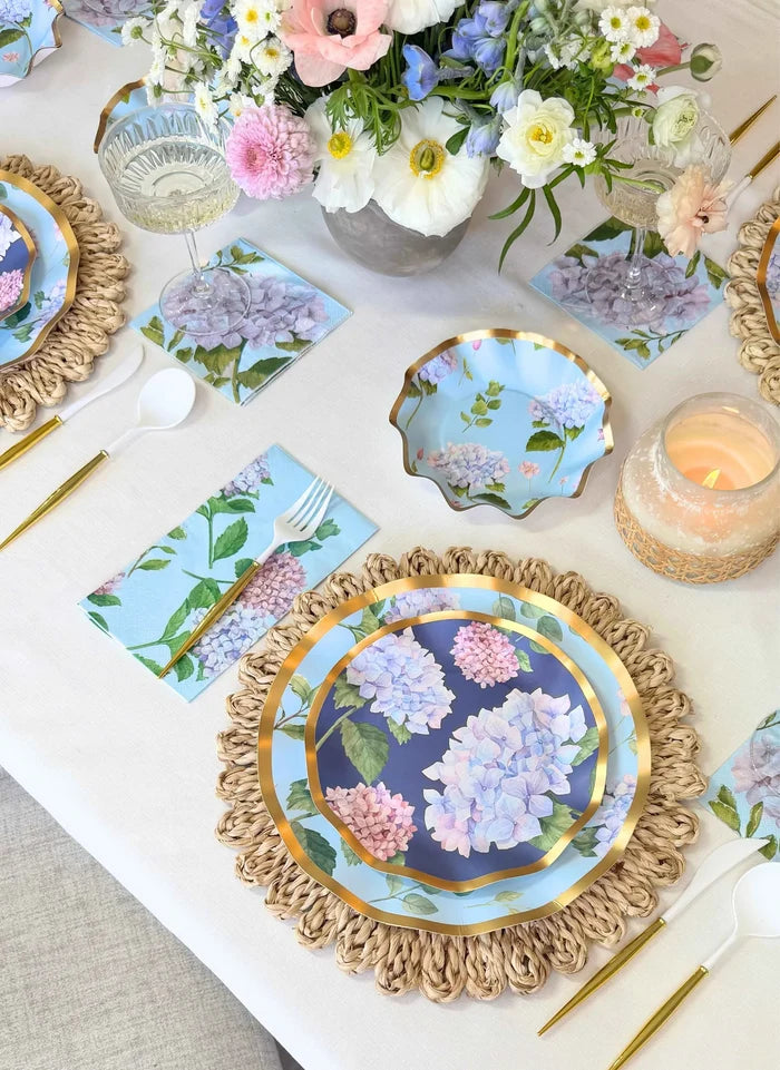 Hydrangea Salad Plates