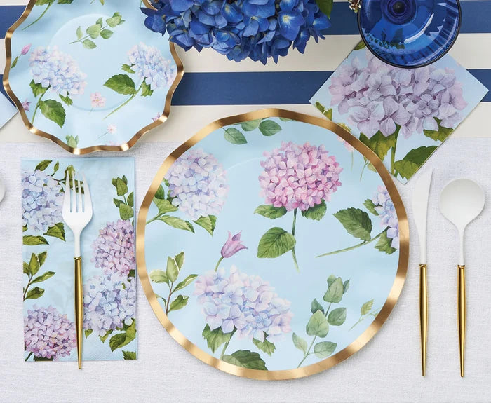 Hydrangea Salad Plates