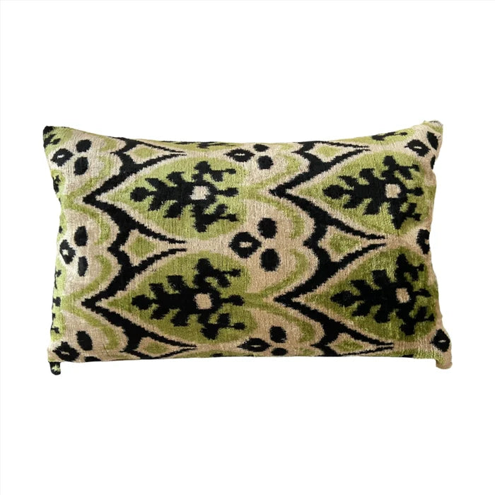 Ikat G/B Pillow - 16x24