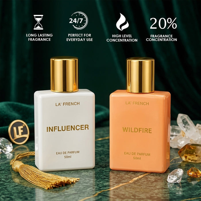 Influencer & Wildfire Eau De Parfum Combo 50ml