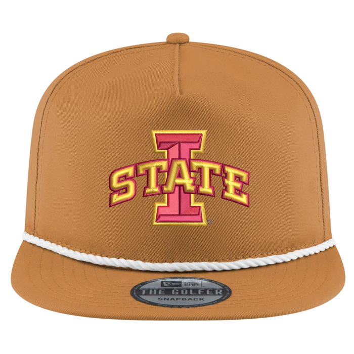 Iowa State Cyclones Adjustable Tan Rope Hat