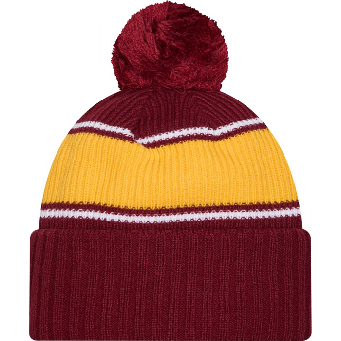 Iowa State Cyclones Adult Knit Pom Red/Gold Beanie