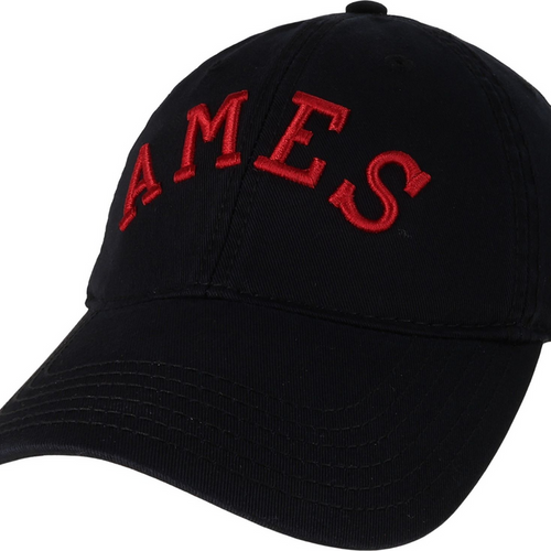 Iowa State Cyclones Ames 5 Bar Twill Cap