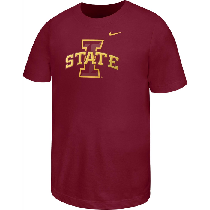 Iowa State Cyclones Basic Red Nike Kids Short Sleeve T-Shirt